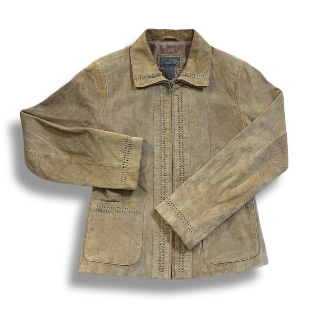 100% suede leather jacket